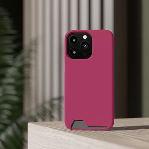 CASEBOB Phone Case Maroon iPhone Case (Card)