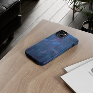 CASEBOB Phone Case Midnight Flow Ink Art iPhone Case (Protective)