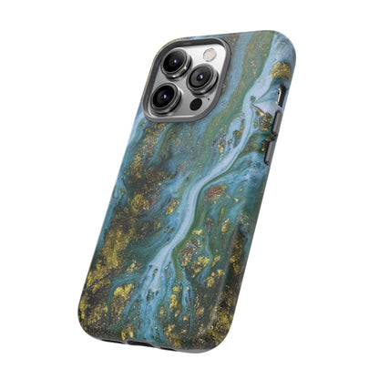 CASEBOB Phone Case Ocean Blue Ink Art iPhone Case (Protective)