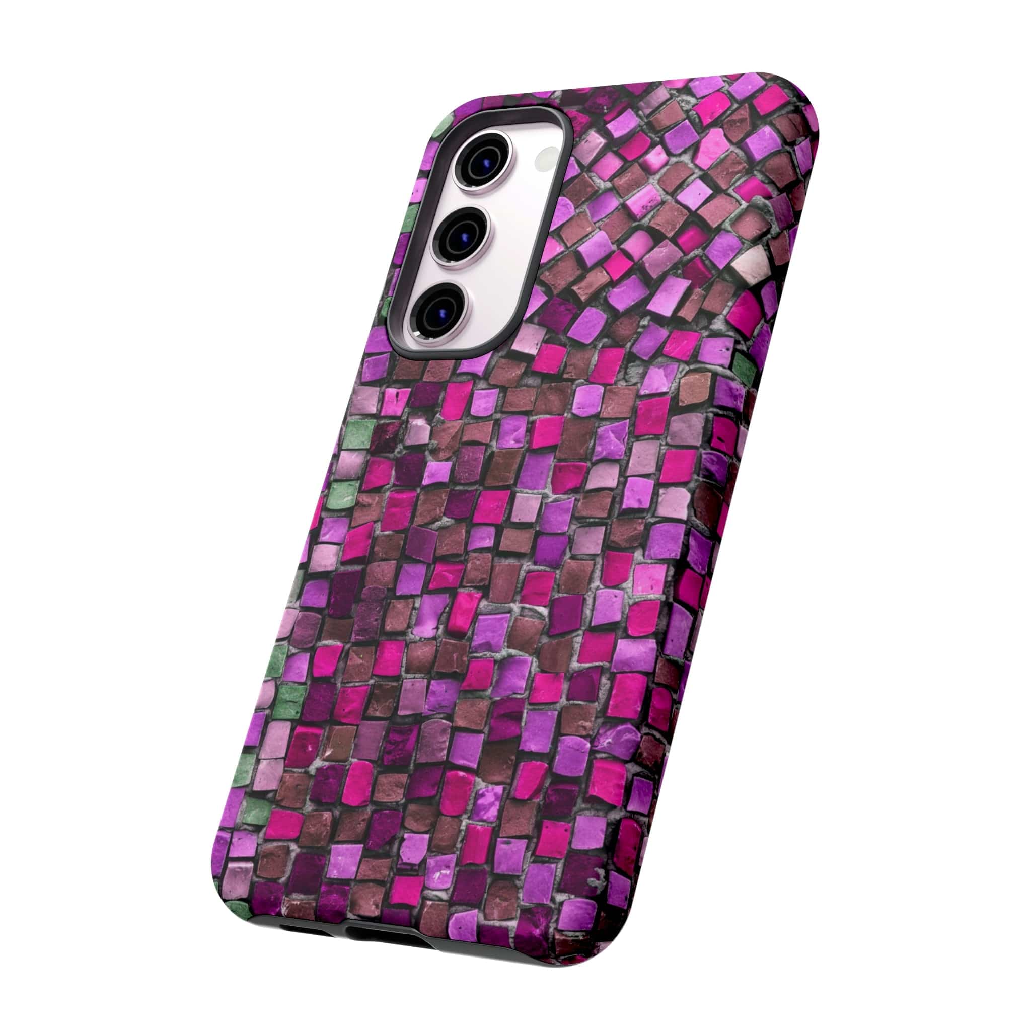 CASEBOB Phone Case Purple Mosaic Android Case (Protective)