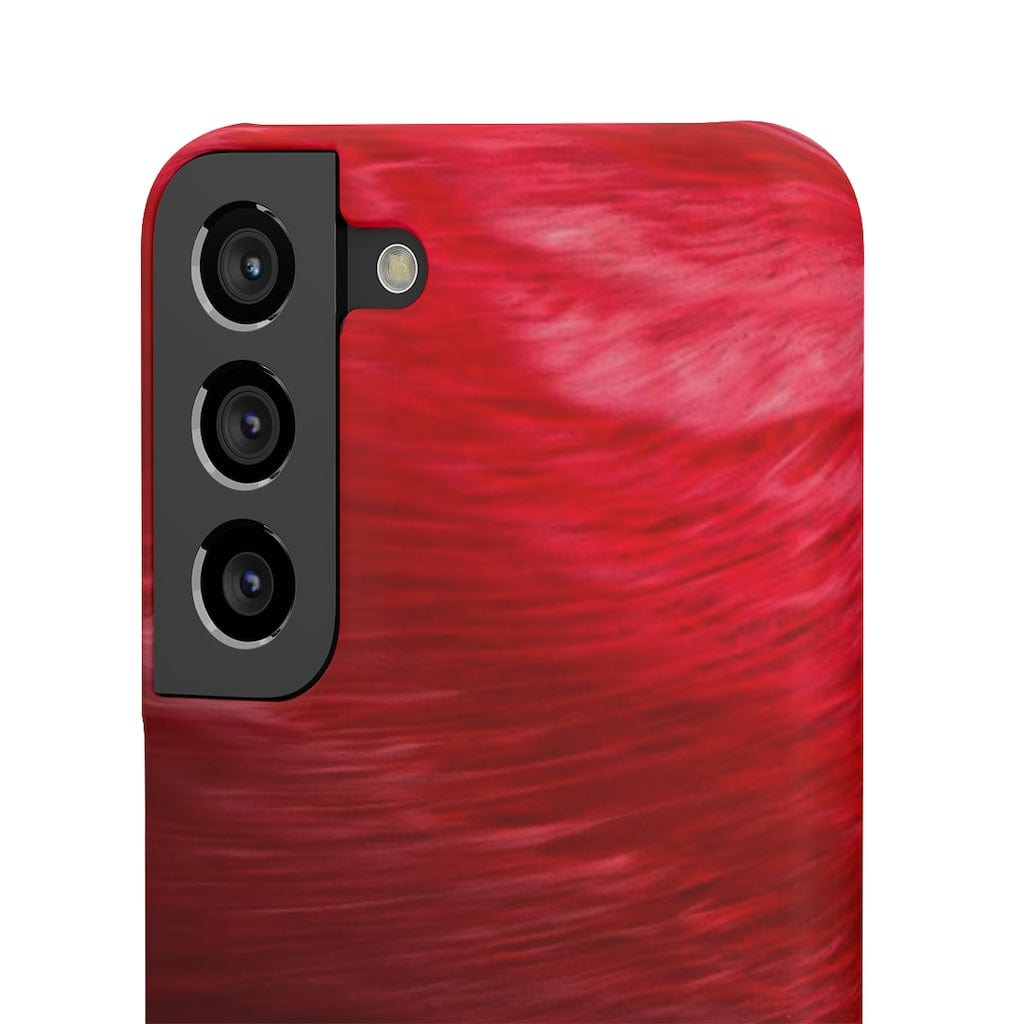 CASEBOB Phone Case Red Feather Ink Art Android Case (Slim)