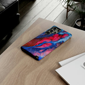 CASEBOB Phone Case Red n Blue Ink Art Android Case (Protective)