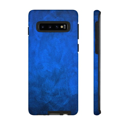 CASEBOB Phone Case Samsung Galaxy S10 / Glossy Simply Blue Android Case (Protective)