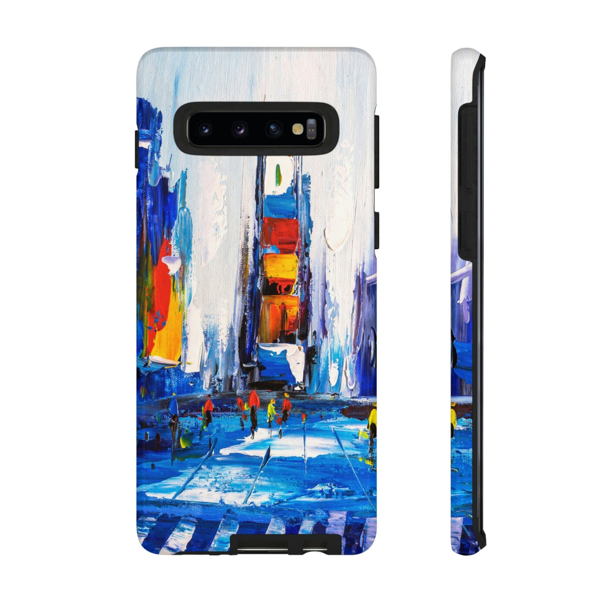 CASEBOB Phone Case Samsung Galaxy S10 / Glossy View of New York Android Case (Protective)