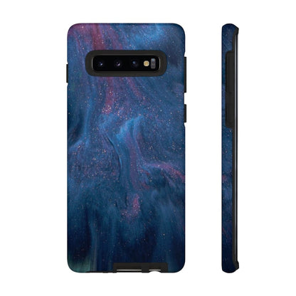 CASEBOB Phone Case Samsung Galaxy S10 / Matte Midnight Flow Ink Art Android Case (Protective)