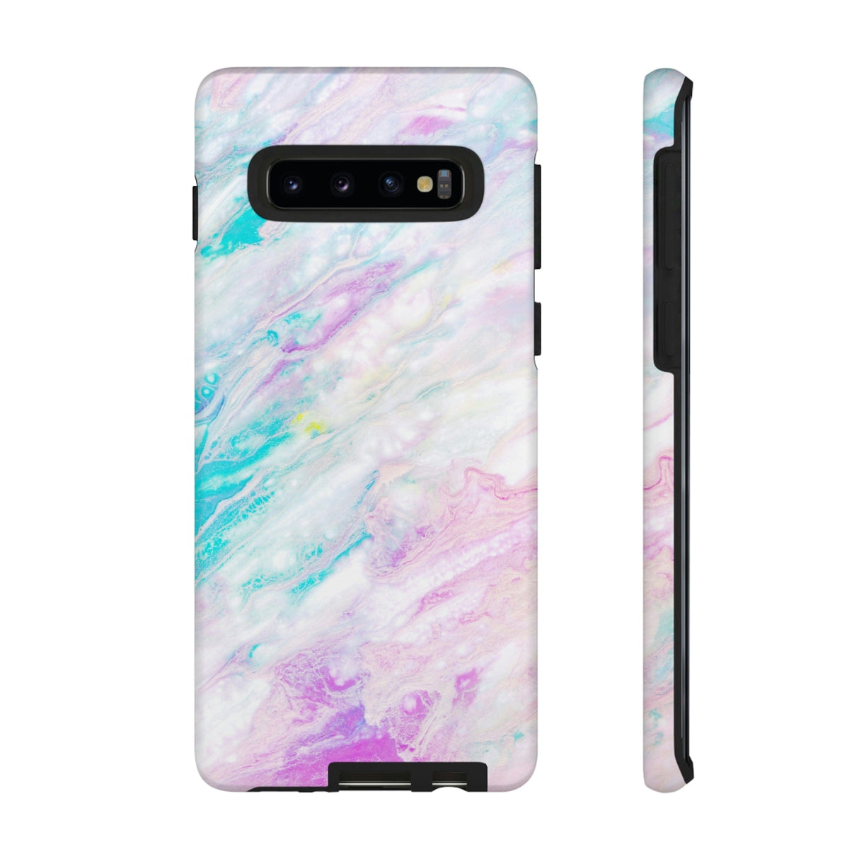 CASEBOB Phone Case Samsung Galaxy S10 / Matte Watercolor Pink Android Case (Protective)