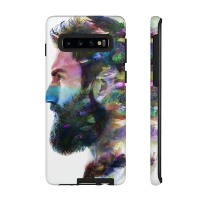 CASEBOB Phone Case Samsung Galaxy S10 / Matte Watercolor Portrait Android Case (Protective)