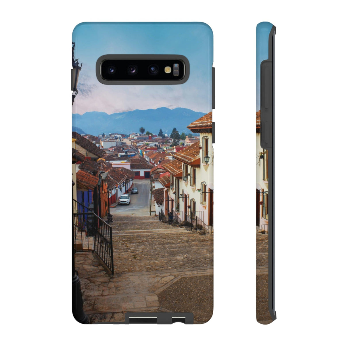 CASEBOB Phone Case Samsung Galaxy S10 Plus / Glossy San Cristobal Android Case (Protective)