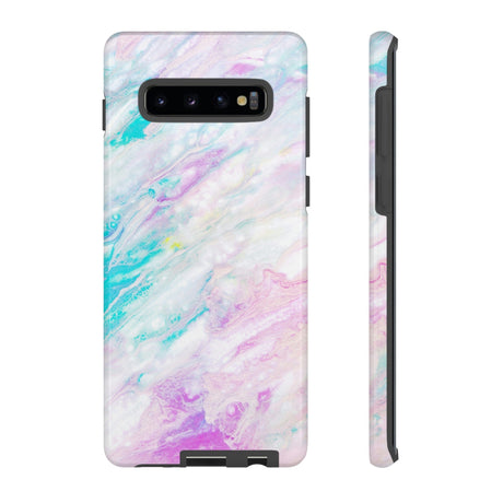 CASEBOB Phone Case Samsung Galaxy S10 Plus / Glossy Watercolor Pink Android Case (Protective)