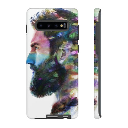 CASEBOB Phone Case Samsung Galaxy S10 Plus / Glossy Watercolor Portrait Android Case (Protective)