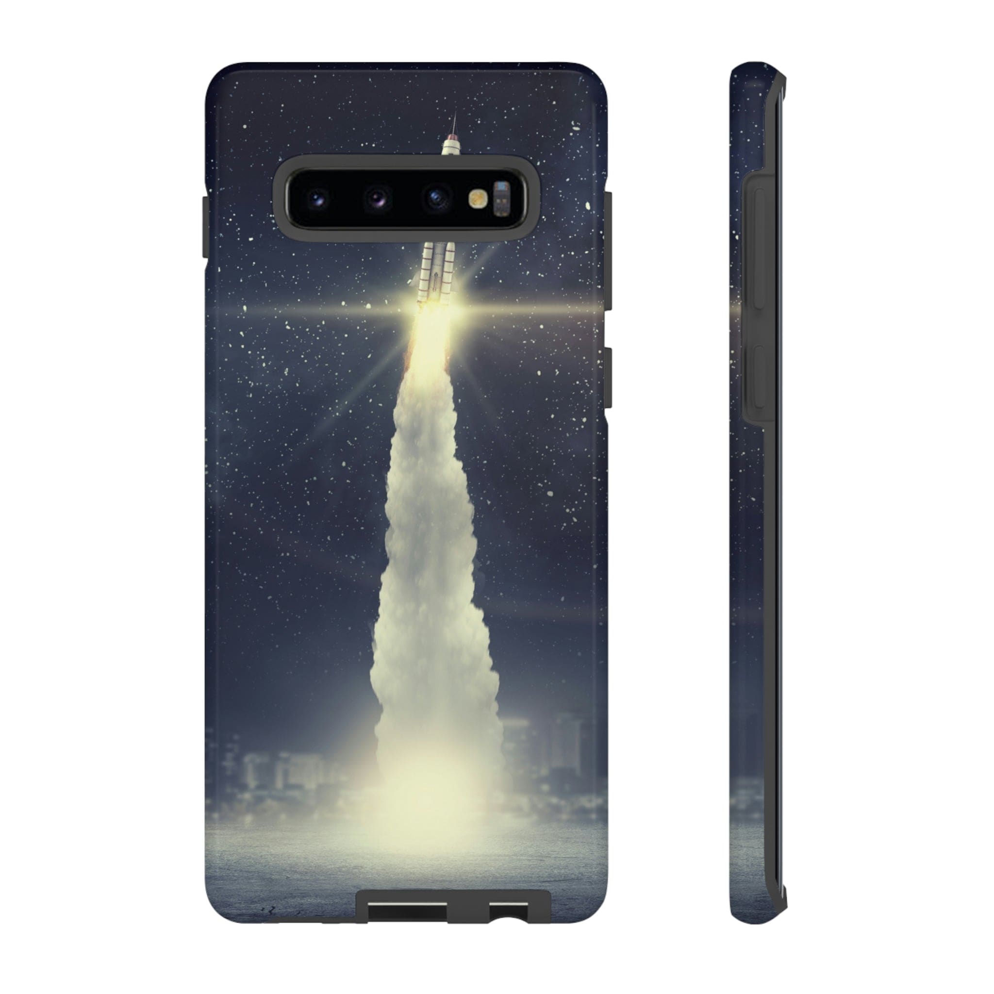 CASEBOB Phone Case Samsung Galaxy S10 Plus / Glossy XspacE Android Case (Protective)