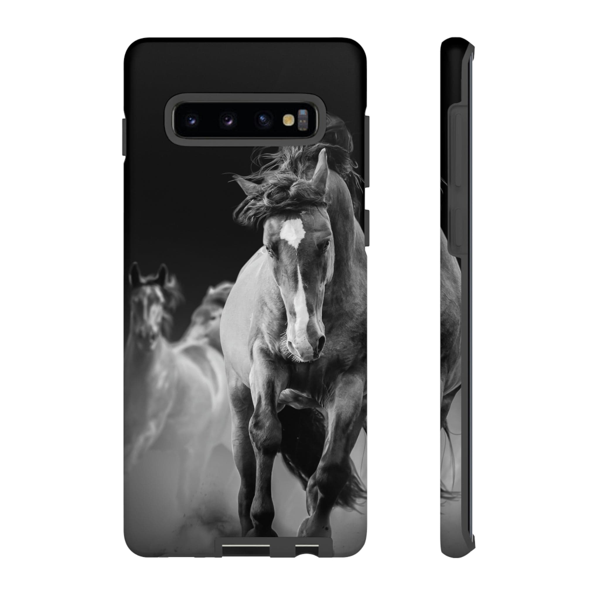 CASEBOB Phone Case Samsung Galaxy S10 Plus / Matte Wild Horses Android Case (Protective)