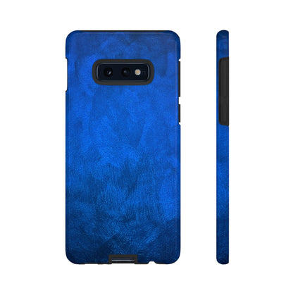 CASEBOB Phone Case Samsung Galaxy S10E / Glossy Simply Blue Android Case (Protective)