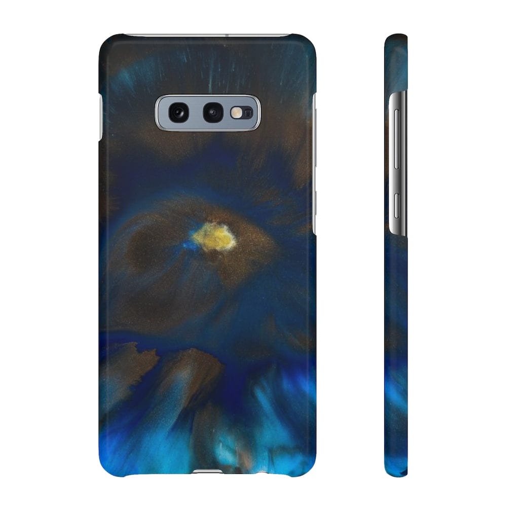 CASEBOB Phone Case Samsung Galaxy S10E / Glossy Space Galaxy Ink Art Android Case (Slim)