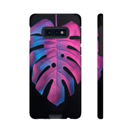 CASEBOB Phone Case Samsung Galaxy S10E / Glossy Tropical Palm Leaves Android Case (Protective)