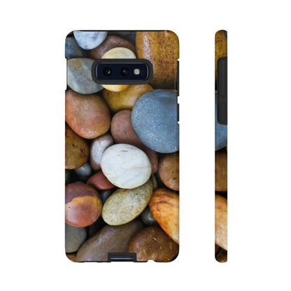 CASEBOB Phone Case Samsung Galaxy S10E / Glossy Tumbled Stones Android Case (Protective)