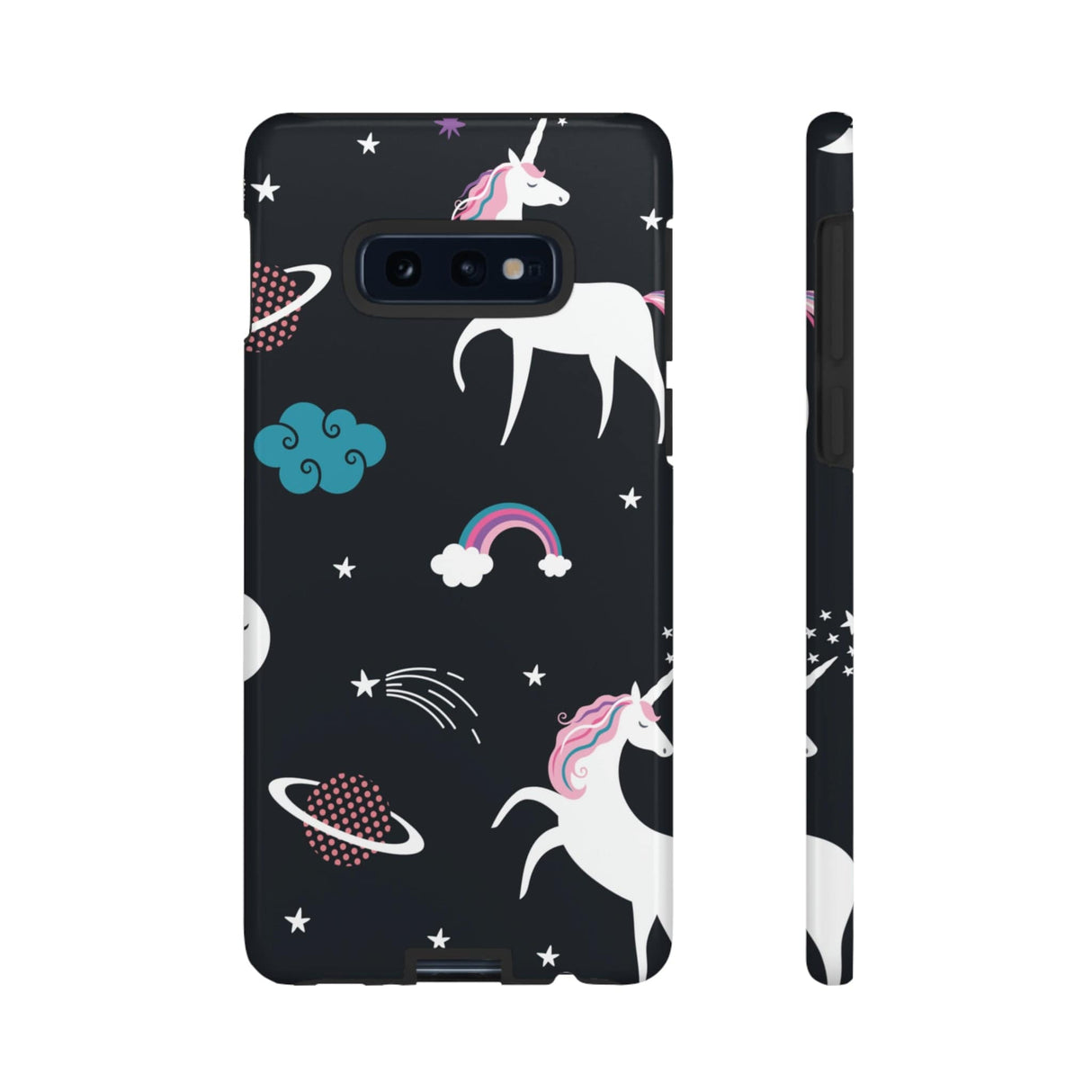 CASEBOB Phone Case Samsung Galaxy S10E / Glossy Unicorn Android Case (Protective)