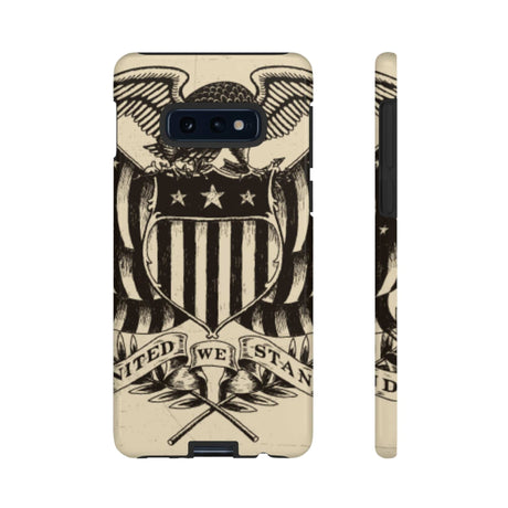 CASEBOB Phone Case Samsung Galaxy S10E / Glossy Vintage American Eagle Android Case (Protective)