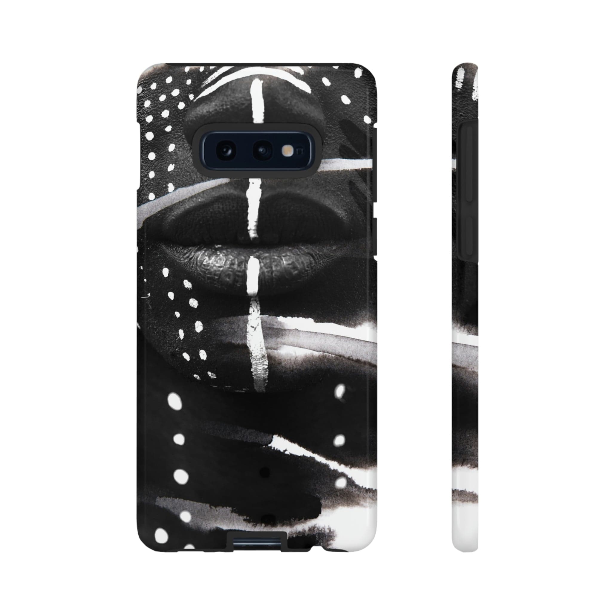 CASEBOB Phone Case Samsung Galaxy S10E / Glossy War Face Paint Android Case (Protective)