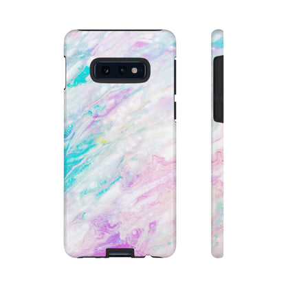 CASEBOB Phone Case Samsung Galaxy S10E / Glossy Watercolor Pink Android Case (Protective)