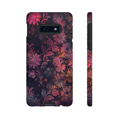 CASEBOB Phone Case Samsung Galaxy S10E / Matte Grungepa Gothic Flower Samsung Case (Protective)