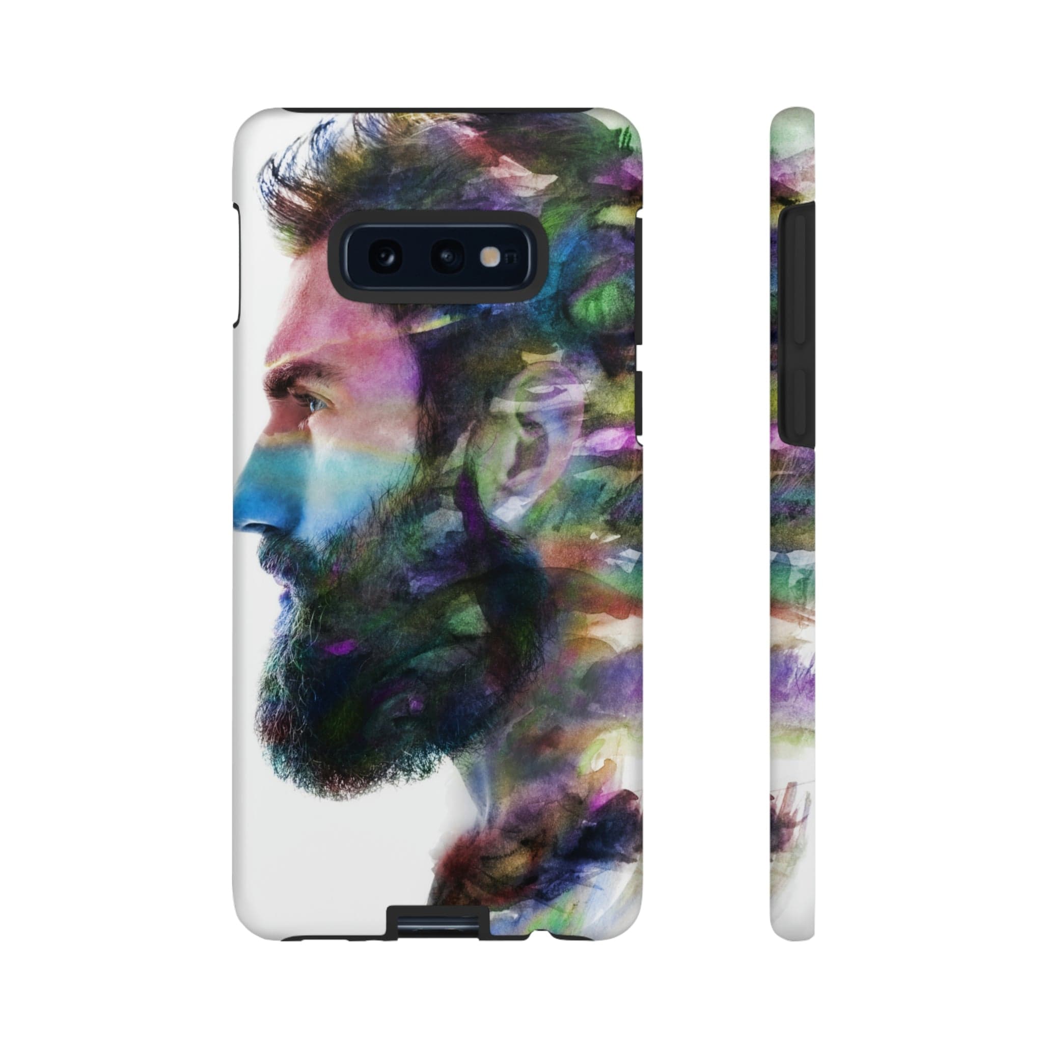 CASEBOB Phone Case Samsung Galaxy S10E / Matte Watercolor Portrait Android Case (Protective)