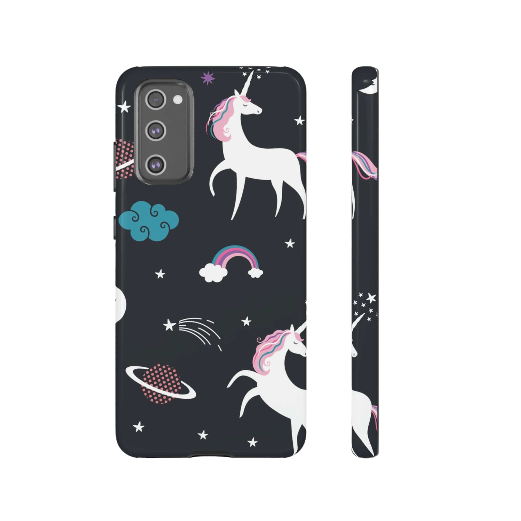 CASEBOB Phone Case Samsung Galaxy S20 FE / Glossy Unicorn Android Case (Protective)