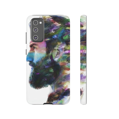 CASEBOB Phone Case Samsung Galaxy S20 FE / Glossy Watercolor Portrait Android Case (Protective)