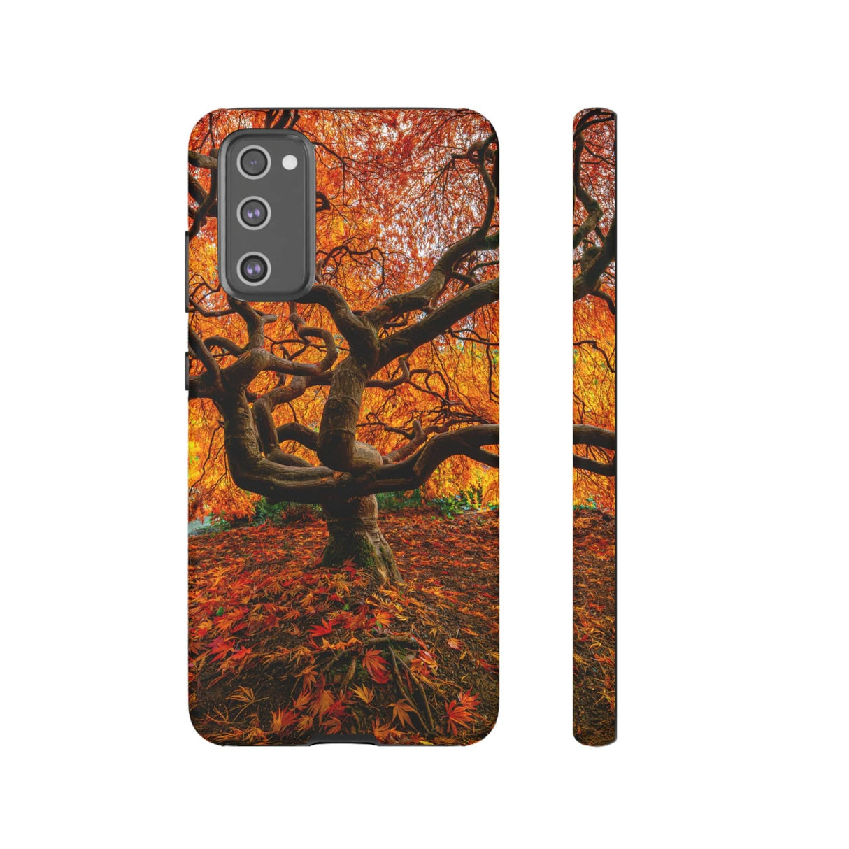 CASEBOB Phone Case Samsung Galaxy S20 FE / Matte Fall Forest Android Case (Protective)