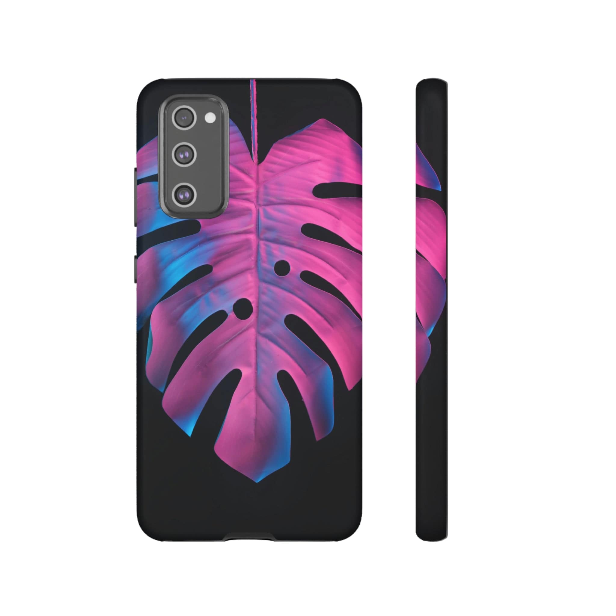 CASEBOB Phone Case Samsung Galaxy S20 FE / Matte Tropical Palm Leaves Android Case (Protective)