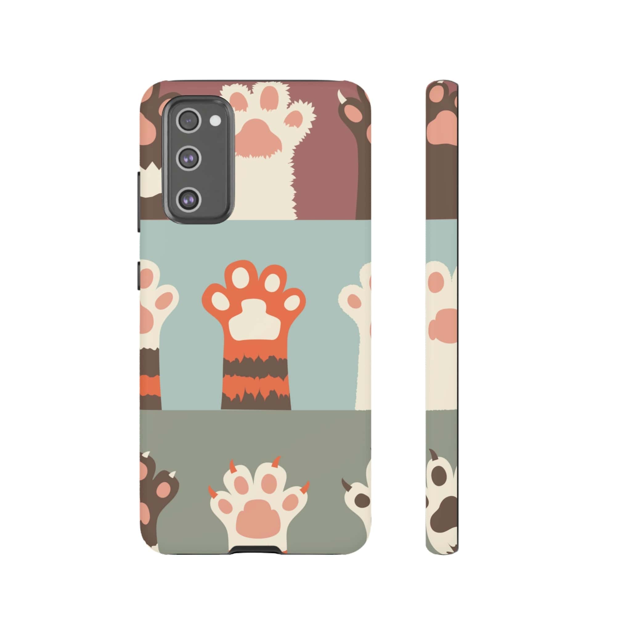 CASEBOB Phone Case Samsung Galaxy S20 FE / Matte Vintage Cat Paw Android Case (Protective)