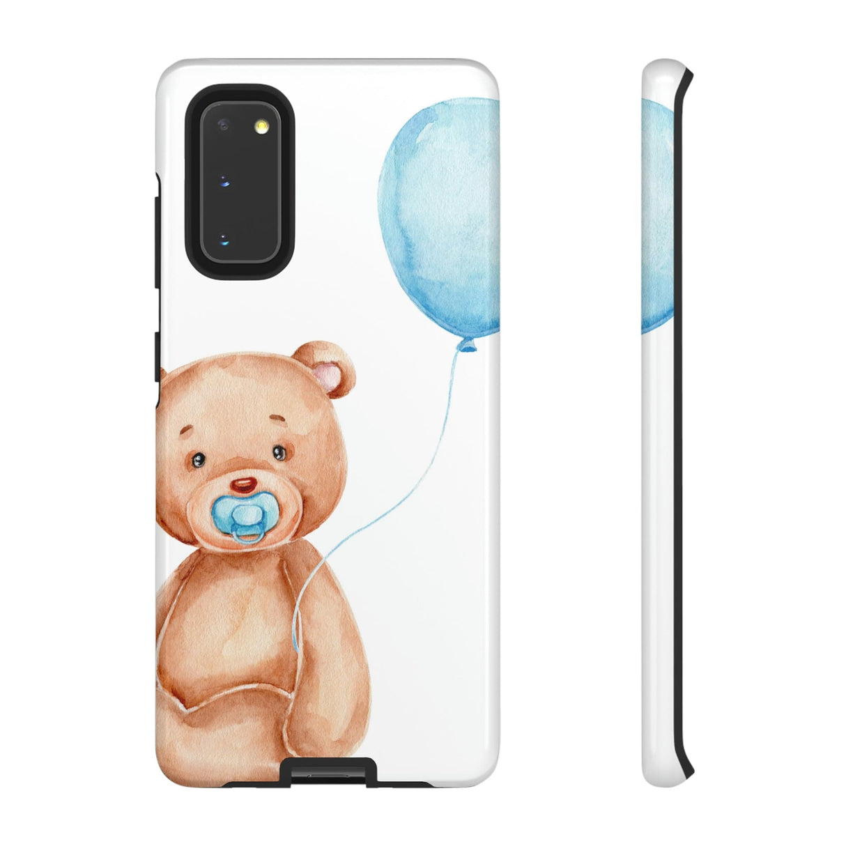 CASEBOB Phone Case Samsung Galaxy S20 / Glossy Cute Teddy Bear Android Case (Protective)