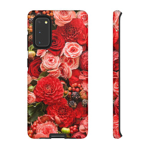 CASEBOB Phone Case Samsung Galaxy S20 / Glossy Flower Wall Android Case (Protective)