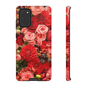 CASEBOB Phone Case Samsung Galaxy S20+ / Glossy Flower Wall Android Case (Protective)