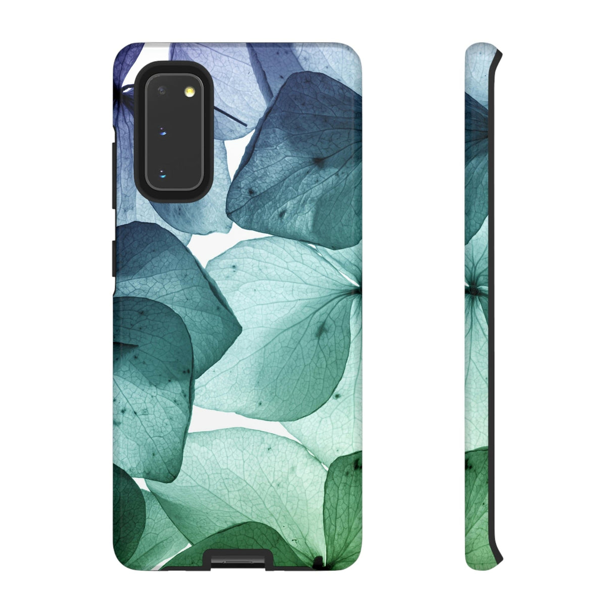 CASEBOB Phone Case Samsung Galaxy S20 / Glossy Green Leaves Android Case (Protective)