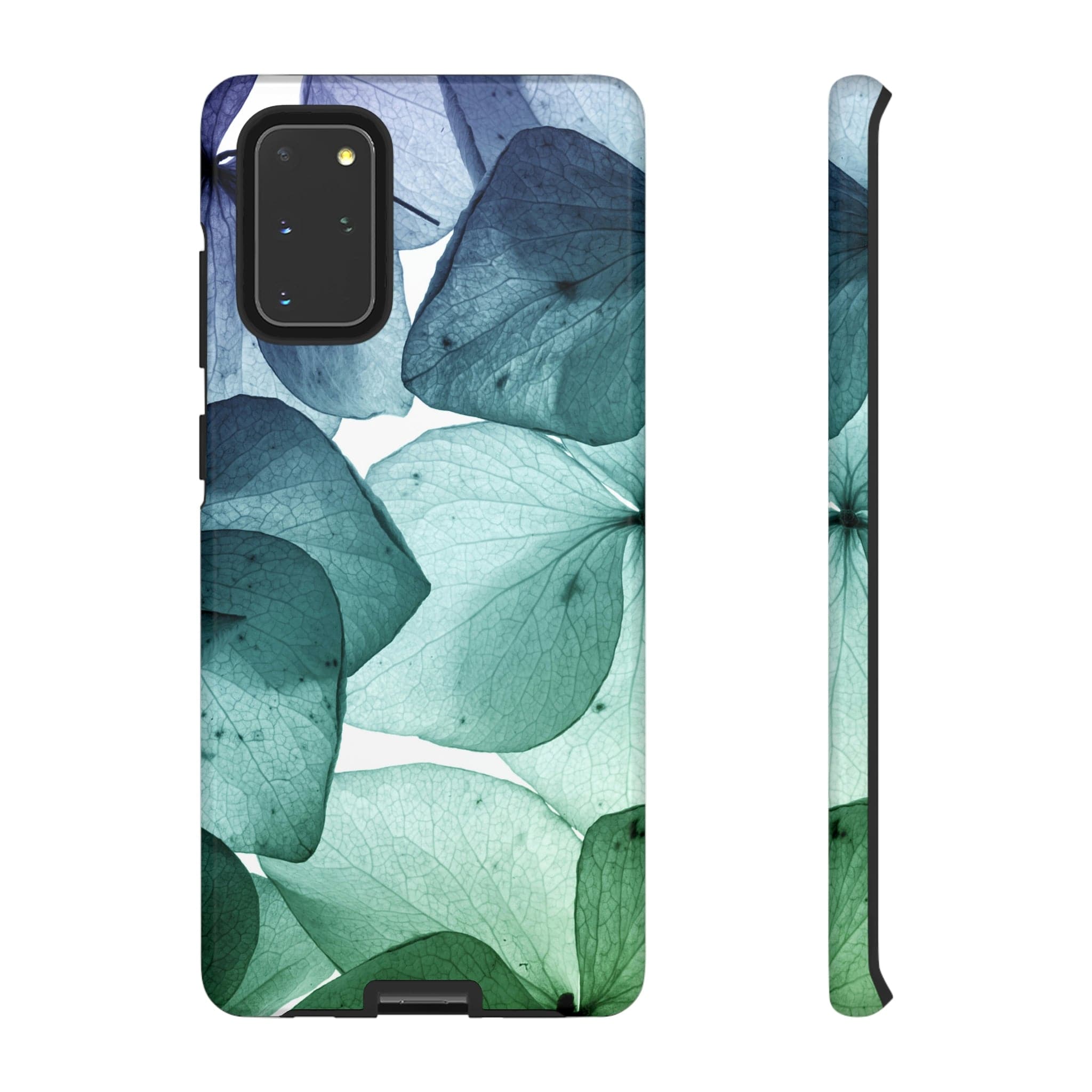 CASEBOB Phone Case Samsung Galaxy S20+ / Glossy Green Leaves Android Case (Protective)