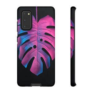 CASEBOB Phone Case Samsung Galaxy S20 / Glossy Tropical Palm Leaves Android Case (Protective)