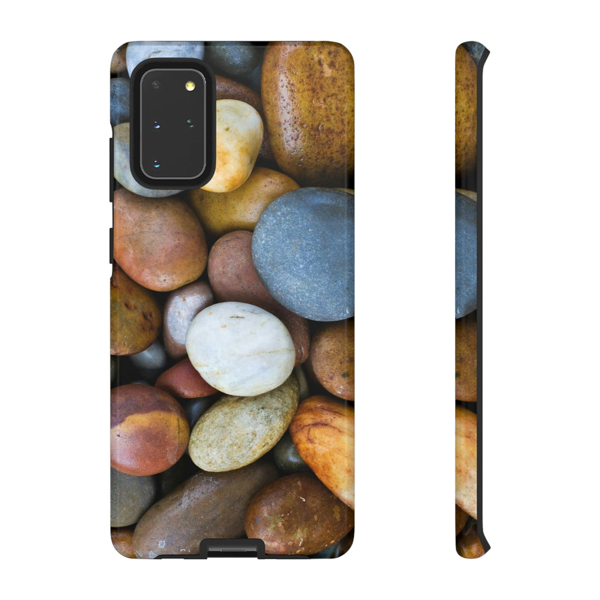 CASEBOB Phone Case Samsung Galaxy S20+ / Glossy Tumbled Stones Android Case (Protective)