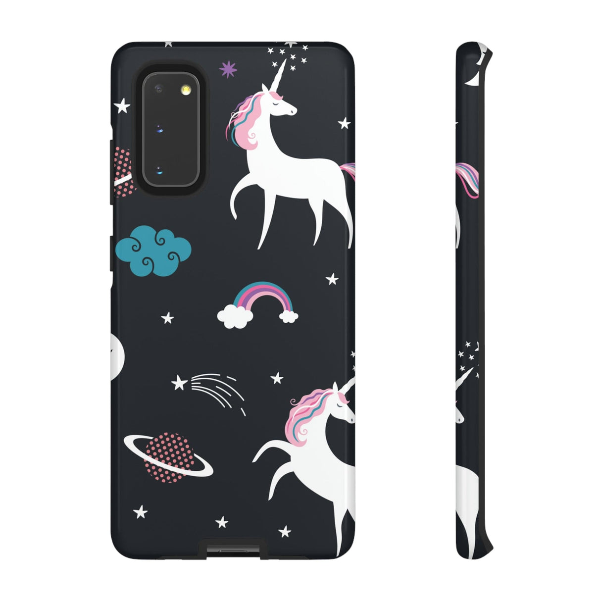 CASEBOB Phone Case Samsung Galaxy S20 / Glossy Unicorn Android Case (Protective)