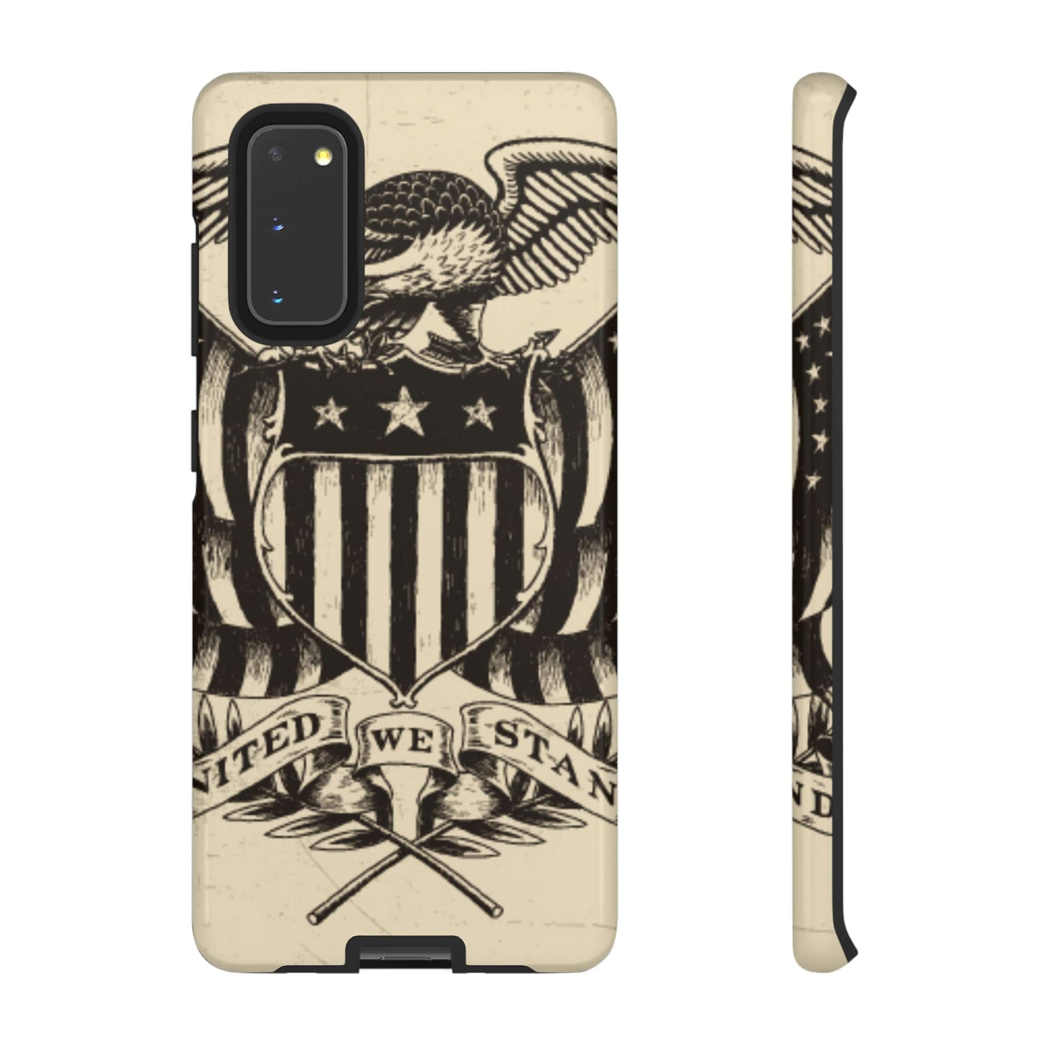 CASEBOB Phone Case Samsung Galaxy S20 / Glossy Vintage American Eagle Android Case (Protective)