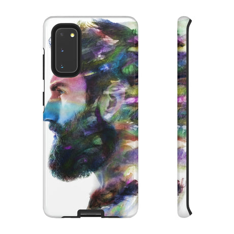 CASEBOB Phone Case Samsung Galaxy S20 / Glossy Watercolor Portrait Android Case (Protective)