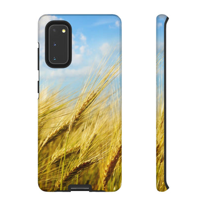 CASEBOB Phone Case Samsung Galaxy S20 / Glossy Wheat Field Android Case (Protective)