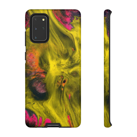 CASEBOB Phone Case Samsung Galaxy S20+ / Glossy Yellow Ink Art Android Case (Protective)