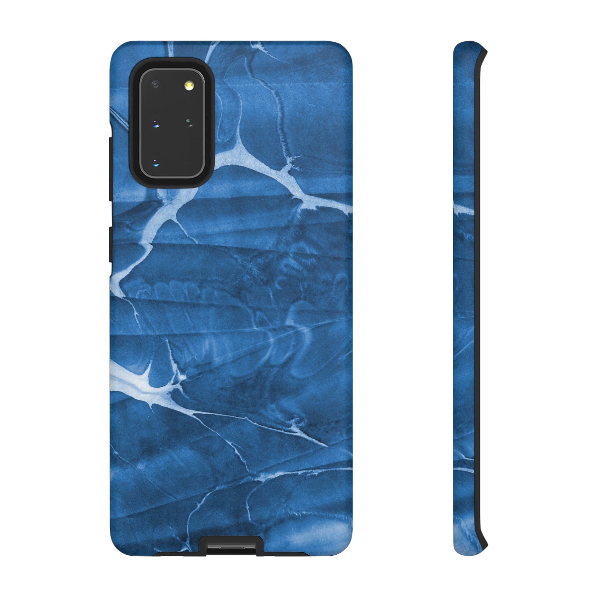 CASEBOB Phone Case Samsung Galaxy S20+ / Matte Ebru Blue Android Case (Protective)