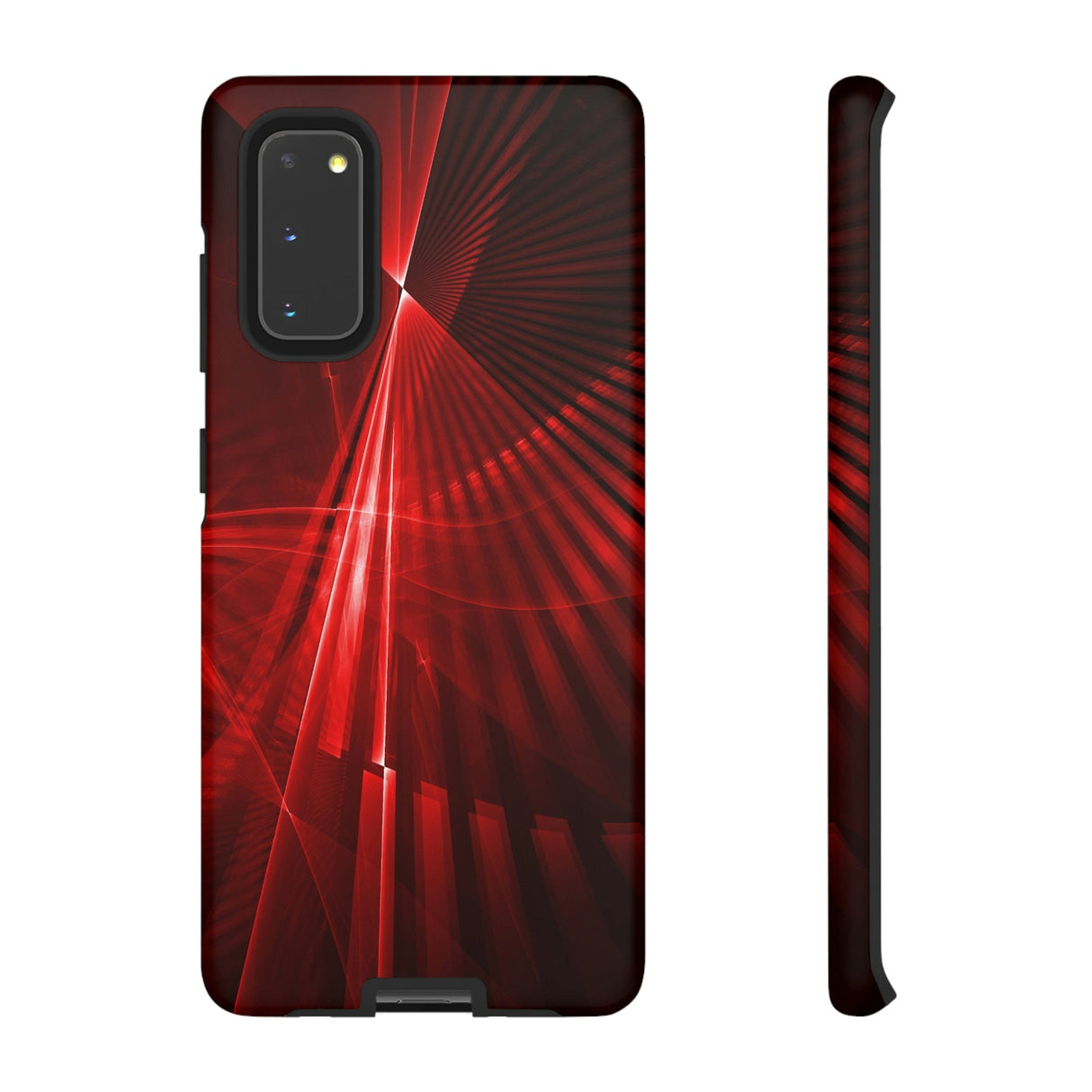 CASEBOB Phone Case Samsung Galaxy S20 / Matte Red Disco Lights Android Case (Protective)