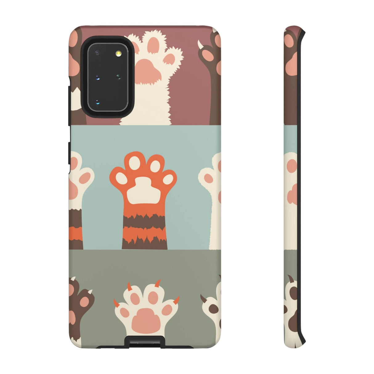 CASEBOB Phone Case Samsung Galaxy S20+ / Matte Vintage Cat Paw Android Case (Protective)