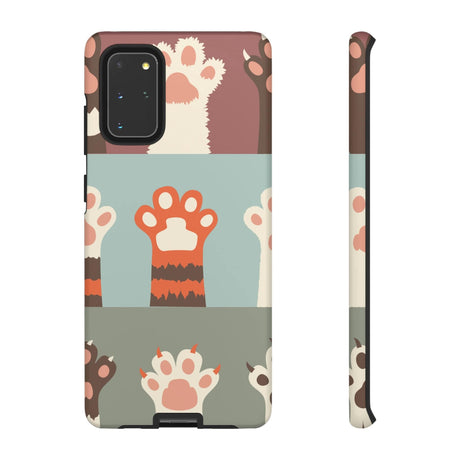 CASEBOB Phone Case Samsung Galaxy S20+ / Matte Vintage Cat Paw Android Case (Protective)