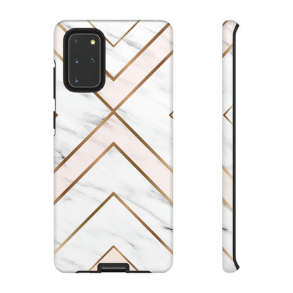 CASEBOB Phone Case Samsung Galaxy S20+ / Matte White Marble Android Case (Protective)