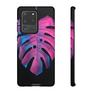 CASEBOB Phone Case Samsung Galaxy S20 Ultra / Glossy Tropical Palm Leaves Android Case (Protective)