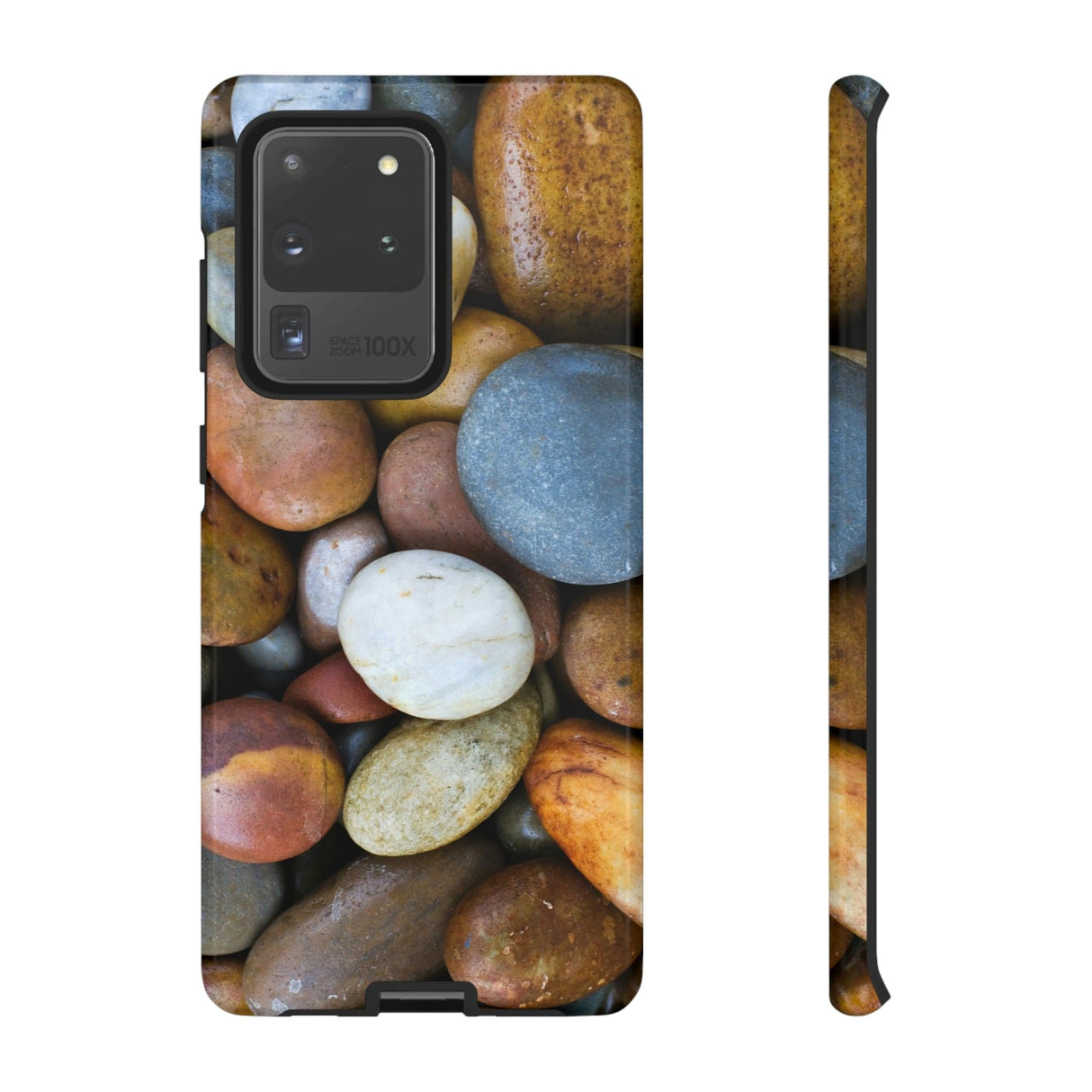 CASEBOB Phone Case Samsung Galaxy S20 Ultra / Glossy Tumbled Stones Android Case (Protective)